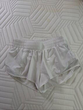 Lightweight White Women's Athletic Shorts